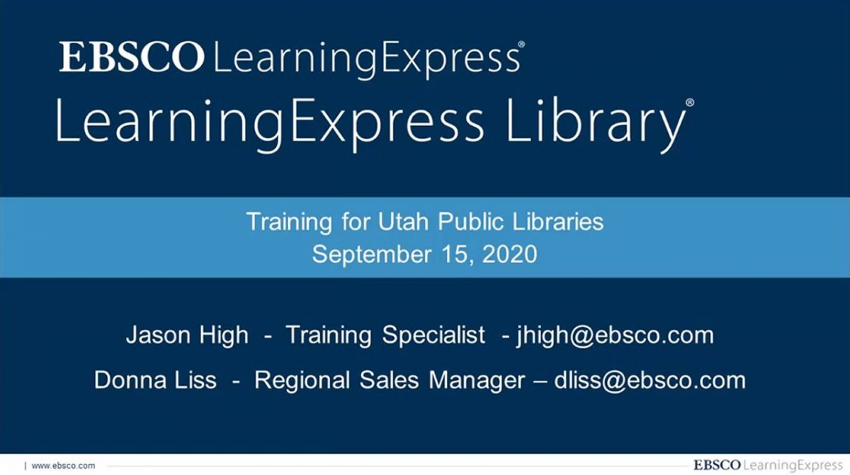 Introduction to LearningExpress Library
