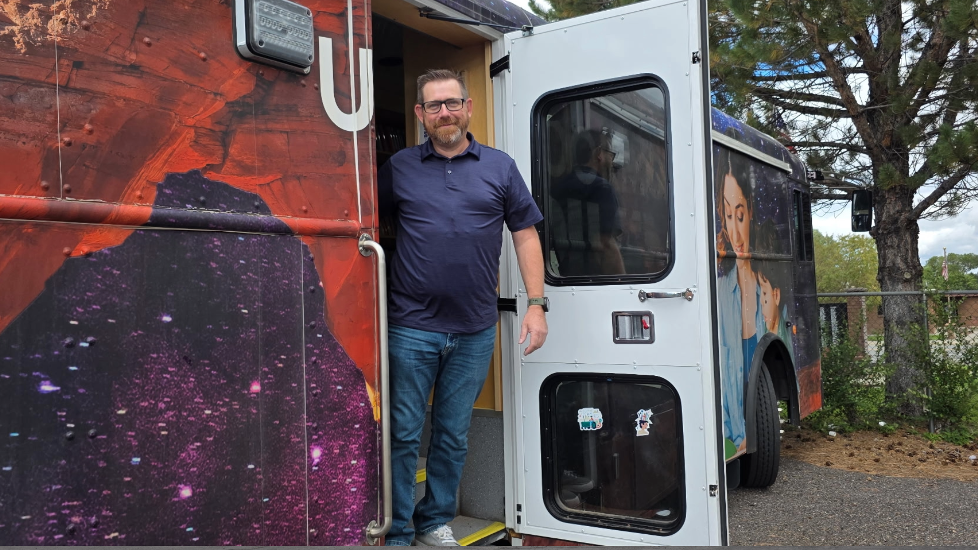 Featured image for “Dan Bryant Takes the Wheel as the Tri County Bookmobile Librarian ”