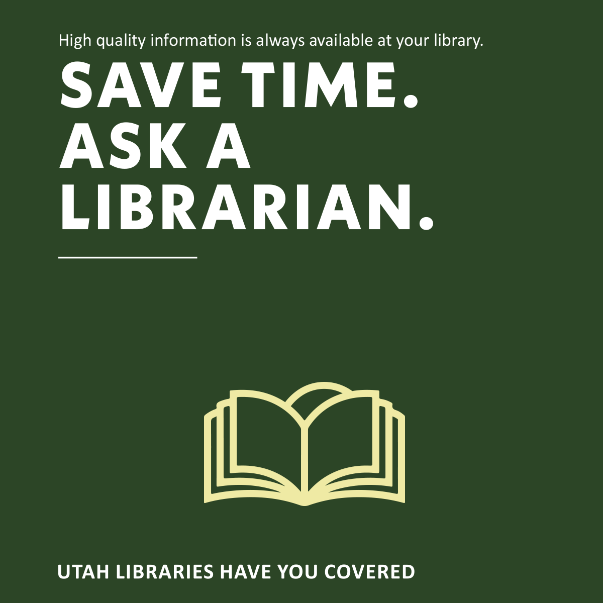 Utah Libraries Have You Covered - Reference